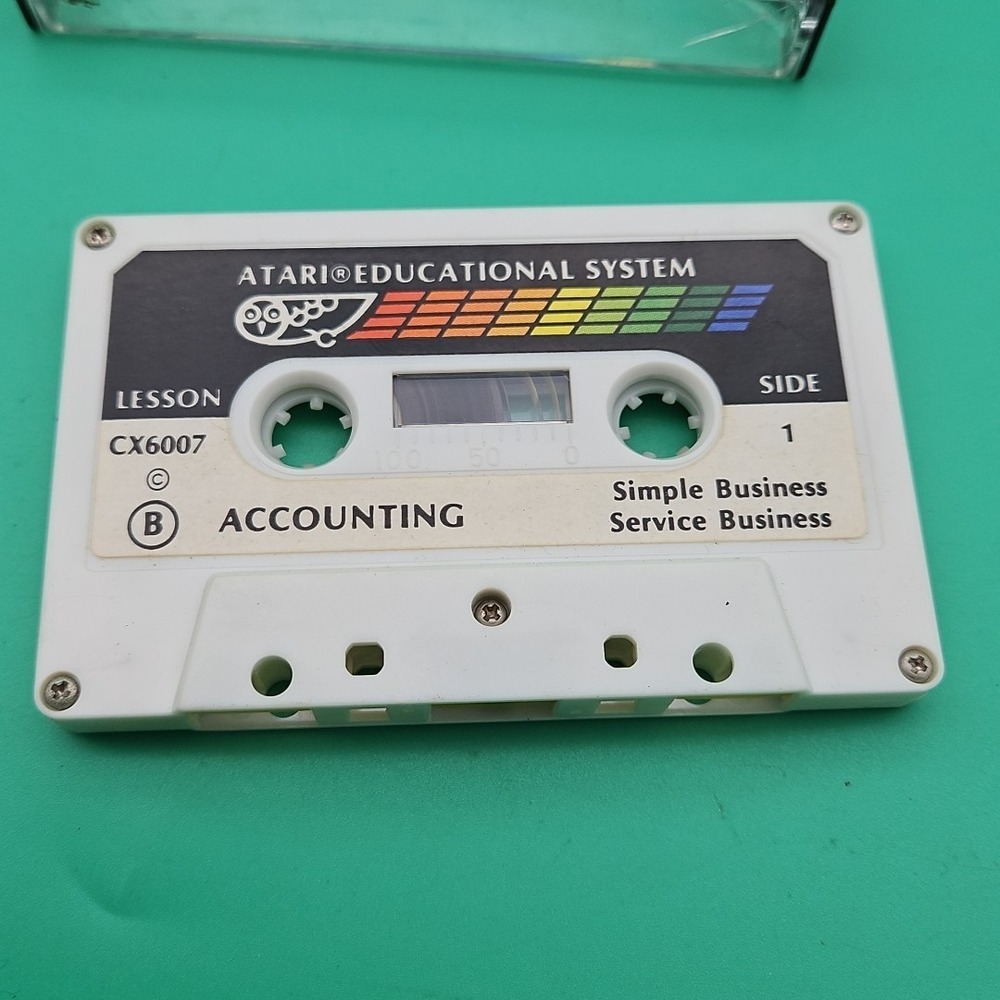 Atari Educational System Cassette Game Accounting Vintage - Picture 3 of 5